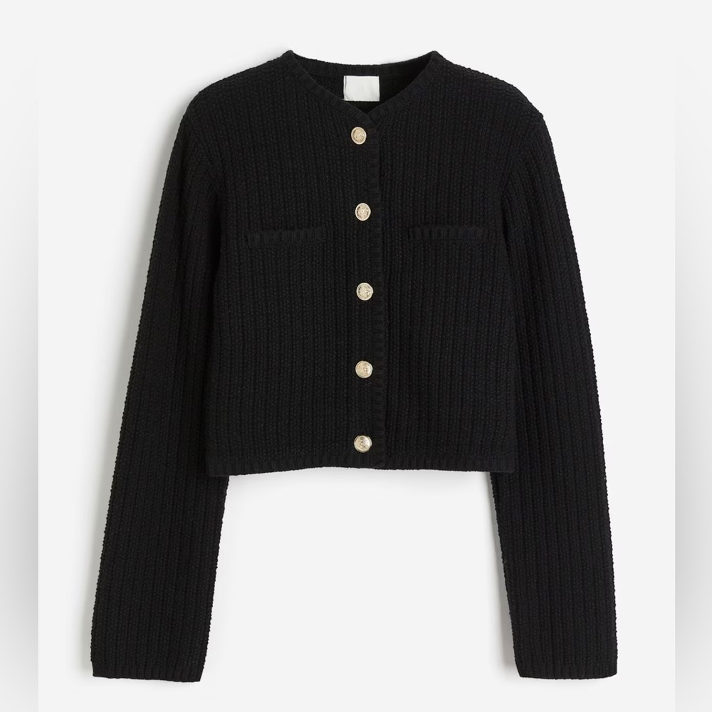 H&M olive color Textured Sweater